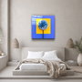 Wallity Pintura Decorativa de Vidrio Templado Multicolor 40 x 40
